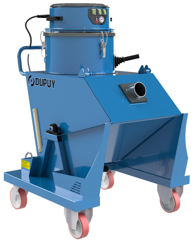 Compact DUPUY CHIPVAC 200 oil and chip vacuum, product view